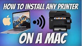 How to Install a Printer on Mac (detailed) 3 Ways to Connect Wireless, Ethernet, and USB