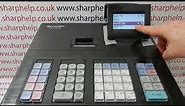 How To Correct A Mistake On The Sharp XE-A207 / XE-A207B / XE-A207W Cash Register