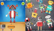 Robot game for preschool kids