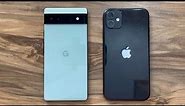 Google Pixel 6a vs iPhone 11