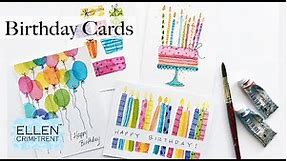 EASY DIY Birthday Cards