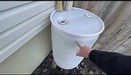 How to set up a Rain Barrel Overflow System. (Rain Water Barrel Collection.)