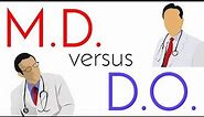 M.D. vs. D.O. | Allopathic and Osteopathic Medical School Comparison