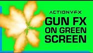 Free Green Screen Bullet Hits and Muzzle Flash Effects | Gun VFX Stock Footage Download