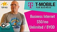 T-Mobile Business Internet Plans – Unlimited Data for $50/month for Routers / BYOD