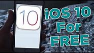 How to get ios 10 on iPhone4/4s