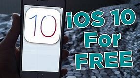 How to get ios 10 on iPhone4/4s