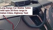 Long Range Walkie Talkie in India,Car Walkie Talkie, Base Station Kenwood Walkie Demo & Installation