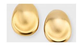 Ben-Amun 24K Gold Electroplate Clip-On Earrings