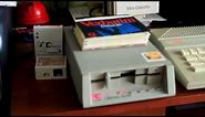Real Atari 130XE and floppy disk drive CA-2001