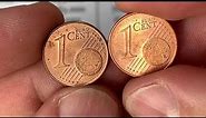 1 euro cent coins AUSTRIA 2003 2004 2005 2007 2008 2009 2010 2011 2012 2013 2014 2015 2017 2018