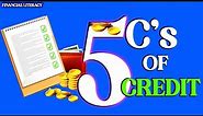 The 5 "C's" of Credit