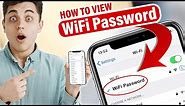 How to View WiFi Passwords on iPhone/iPad - How To Show WiFi Key or Password on your iPhone 2020!