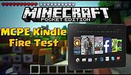 Minecraft PE (Pocket Edition) on a Kindle Fire!? - Kindle Fire Screen Record Test