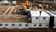 Supersized Clamshell Box Culvert Install - 407 ETR & Anchor Concrete