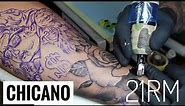 Chicano Angel Tattoo | Time lapse