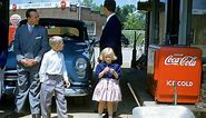Life at the Gas Station - 1950s & 1960s America in Color