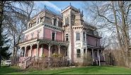 Abandoned 1860's Pink Victorian Mansion - Found Room for Underground Railroad