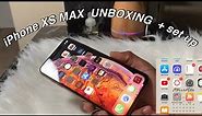 ✨ ☁️ 🆕 iphone xs max unboxing and setup + Amazon accessories ✨ #iphonexsmax #new #newiphone