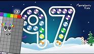 Numberblocks 97 Magic Run Special Christmas - Numberblocks Adventure | Number Counting Go Christmas