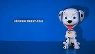3D Cartoon Dog Logo Reveal (15 Second Version) | Renderforest