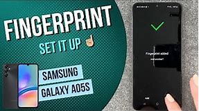 Samsung Galaxy A05s - How to set up Fingerprint • 📱 • 👆🏼 • 🔐 • Tutorial