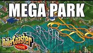 Mega Park Playthrough - Rollercoaster Tycoon - Openrct2