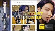 🌃 :: how to use editable templates from deviantart