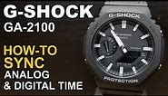Gshock GA 2100 - Adjusting watch hands