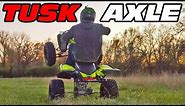 Yamaha Raptor 700 Tusk Extended Axle - Installation and Test Ride