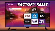 How To Factory Reset Roku TV