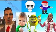 FIND the MEMES *How to get ALL 6 NEW Memes* SHREK SPRITE GNOME BABY SKULL EMOJI MR BEAN! Roblox