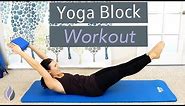 Yoga Block Workout, Pilates Style!