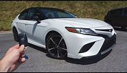 2018 Toyota Camry XSE: Start Up, Test Drive, Walkaround and Review