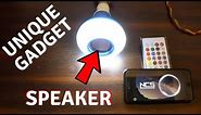 LED Bulb With Bluetooth Speaker | Unboxing & Review | Tech Unboxing 🔥