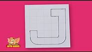 Write Block Style Alphabet 'J' - Arts & Crafts