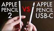 Apple Pencil (USB-C) Vs Apple Pencil 2! (Comparison) (Review)