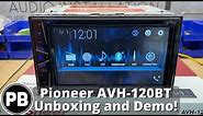 Pioneer AVH-120BT Unboxing and Demo!