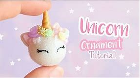 DIY Pastel Unicorn Ornament│Polymer Clay Tutorial
