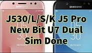 Samsung J530/L/S/K J5 Pro New Bit U7 Dual Sim Done With Multilanguage Full With Arabic.