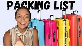 All Inclusive Resort Packing List