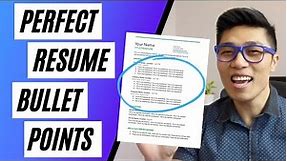 How To Write Resume Bullet Points that Recruiters Will LOVE to Read