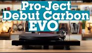 Pro-Ject Debut Carbon EVO manual belt-drive turntable | Crutchfield