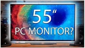Using An LG OLED 55inch OLED 4K TV As A PC Monitor.... Is It A Good Idea?