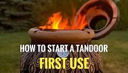First Use of Tandoor/ Tandoor Clay Oven / How to Start a Tandoor / How to Light a Tandoor / Tricks