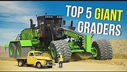 Top 5 Biggest and Most Powerful Motor Graders in 2023!