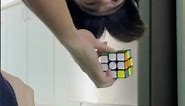Fastest time to solve a cube one handed whilst upside down - 17.12 seconds by Daryl Tan Hong An 🇸🇬