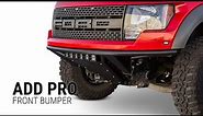 2010 - 2014 Ford Raptor ADD PRO Frame Cut Front Bumper