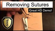 SUTURE Tutorial: How to Remove Sutures - Best Practices!