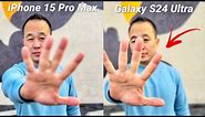 Galaxy S24 Ultra vs iPhone 15 Pro Max Camera Video Test: New King?